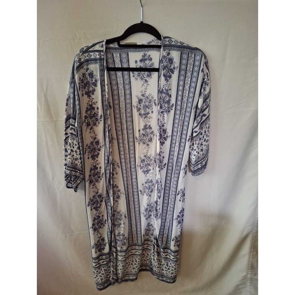 H.I.P. Happening in The Present Women's Blue Boho Cardigan Size S